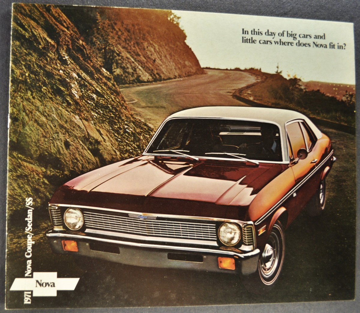 1971 Chevrolet Nova Brochure SS Coupe Sedan Excellent Original 71