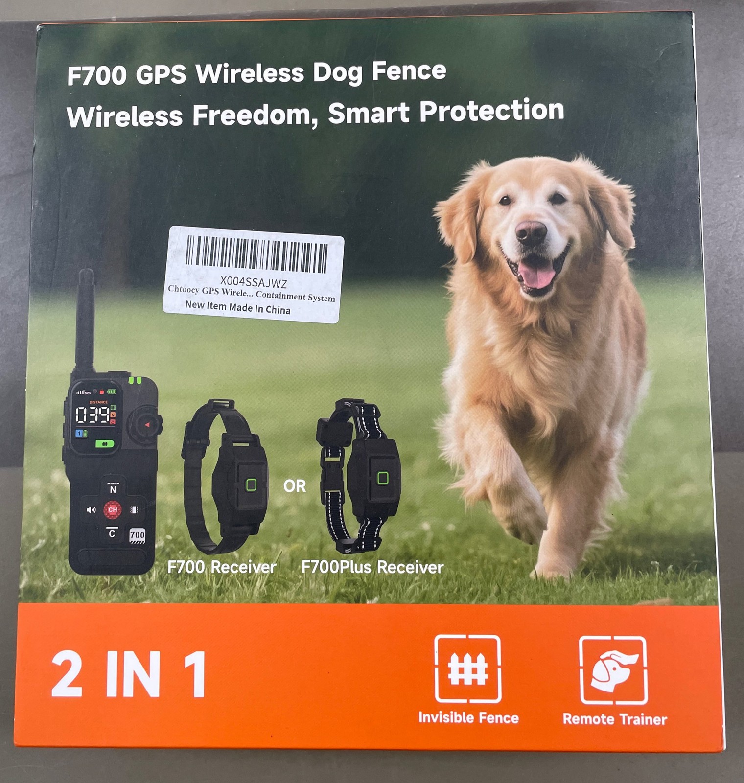 , Electric Dog Fence Outdoor For Yard, Rechargeable, 25-99