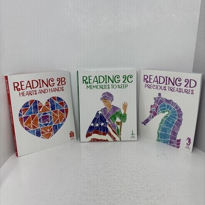 BJU Press Reading Third Edition Books 2B 2C and 2D