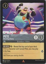 Pete - Wrestling Champ 187/204 Shimmering Skies Lorcana