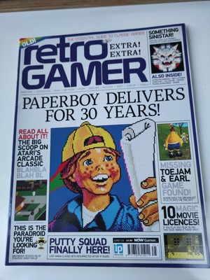 RETRO GAMER Magazine No 125 Paper Boy 30 Years/Putty Squad/ToeJam & Earl