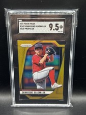 Shinnosuke Ogasawara 2025 Panini Prizm Gold Prizm #165 - Nationals SGC 9.5 06/10
