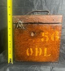 Antique Wooden Box Pigion Racing Timer Or Clock — photo 6