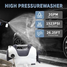 Electric Pressure Washer 1523PSI 2GPM High Pressure Power Washer ZZQO