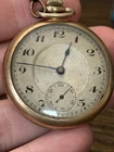 Antique A. Raymond 10K GF Pocketwatch Open-Face Swiss Made