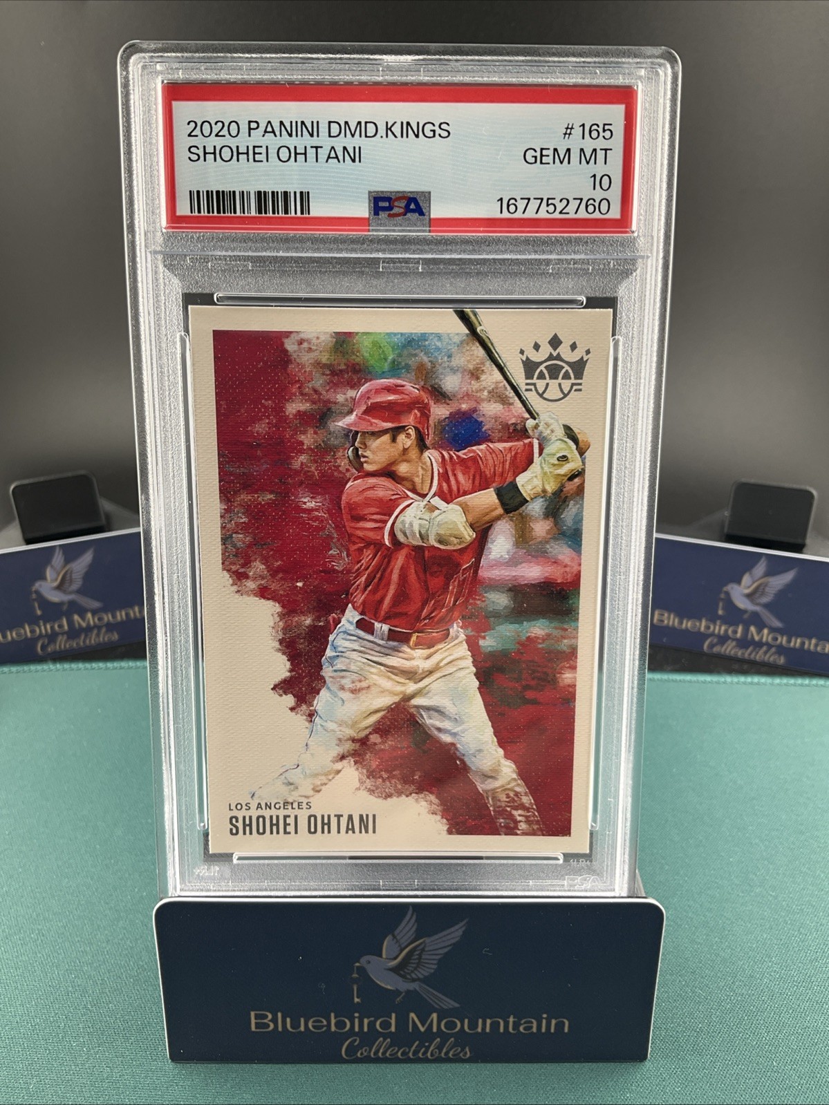Shohei Ohtani 2020 Diamond Kings PSA 10 #165 Angels Dodgers