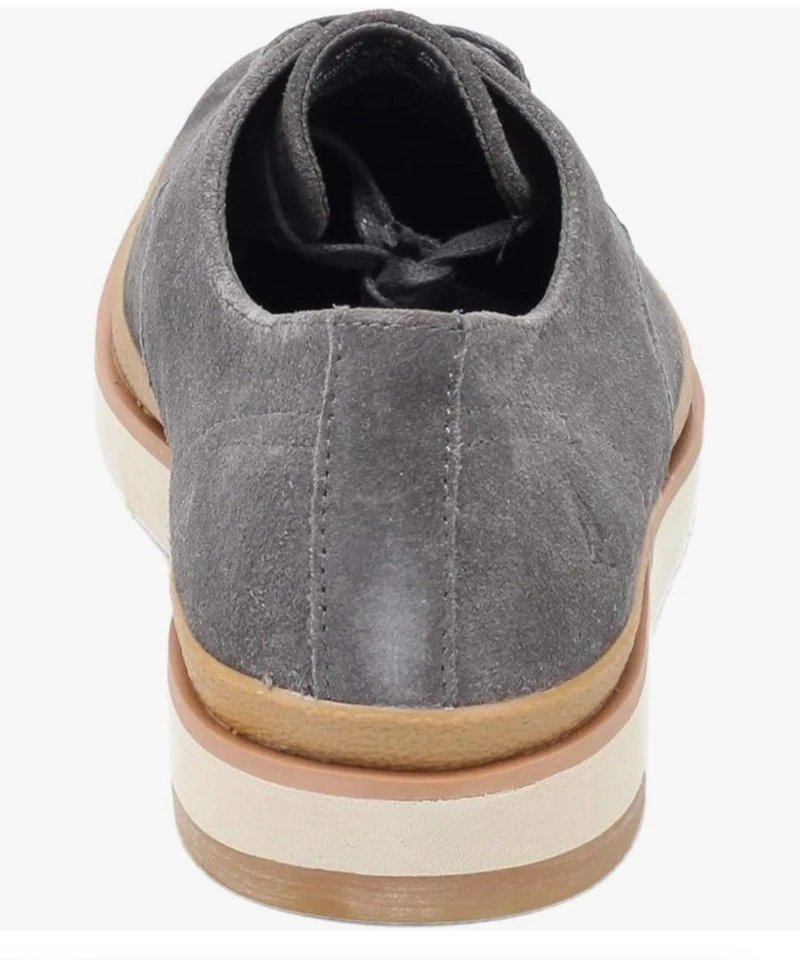 Hush Puppies Caleb PT Oxford Hombre Gris Oscuro Gamuza Talla 12 Nuevo En Caja Foto 4 de 4