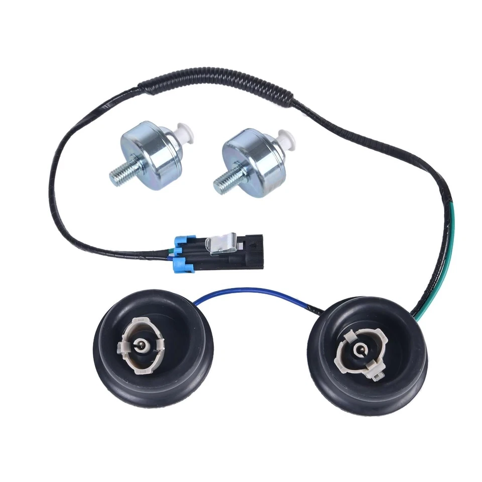 OEM 2x Knock Sensors with Wiring Harness 10456603 for Chevy Silverado C5 C6 - Image 2 of 4