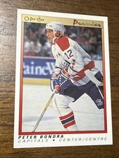 PETER BONDRA, '90-'91 O-PEE-CHEE PREMIER ROOKIE CARD, EXCELLENT CONDITION !