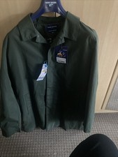 Harry Brown Mac Style Jacket, XL, Green, Mens