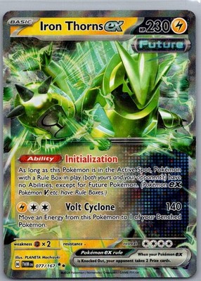 Iron Thorns ex Double Rare SV06: Twilight Masquerade 077/167 NM