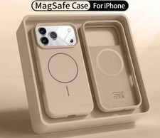 For iPhone 17 Pro Max 16 15 14 13 Shockproof Liquid Silicone Case Mag Safe Cover