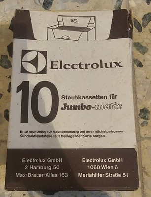 Electrolux Staubbeutel 7 Stück für Jumbo-matic original 1970er OVP vintage