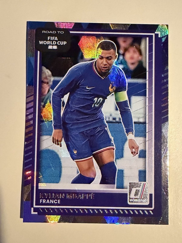 2025-26 Panini Donruss Road to Fifa World Cup Kylian Mbappe Cubic Parallel 🇫🇷