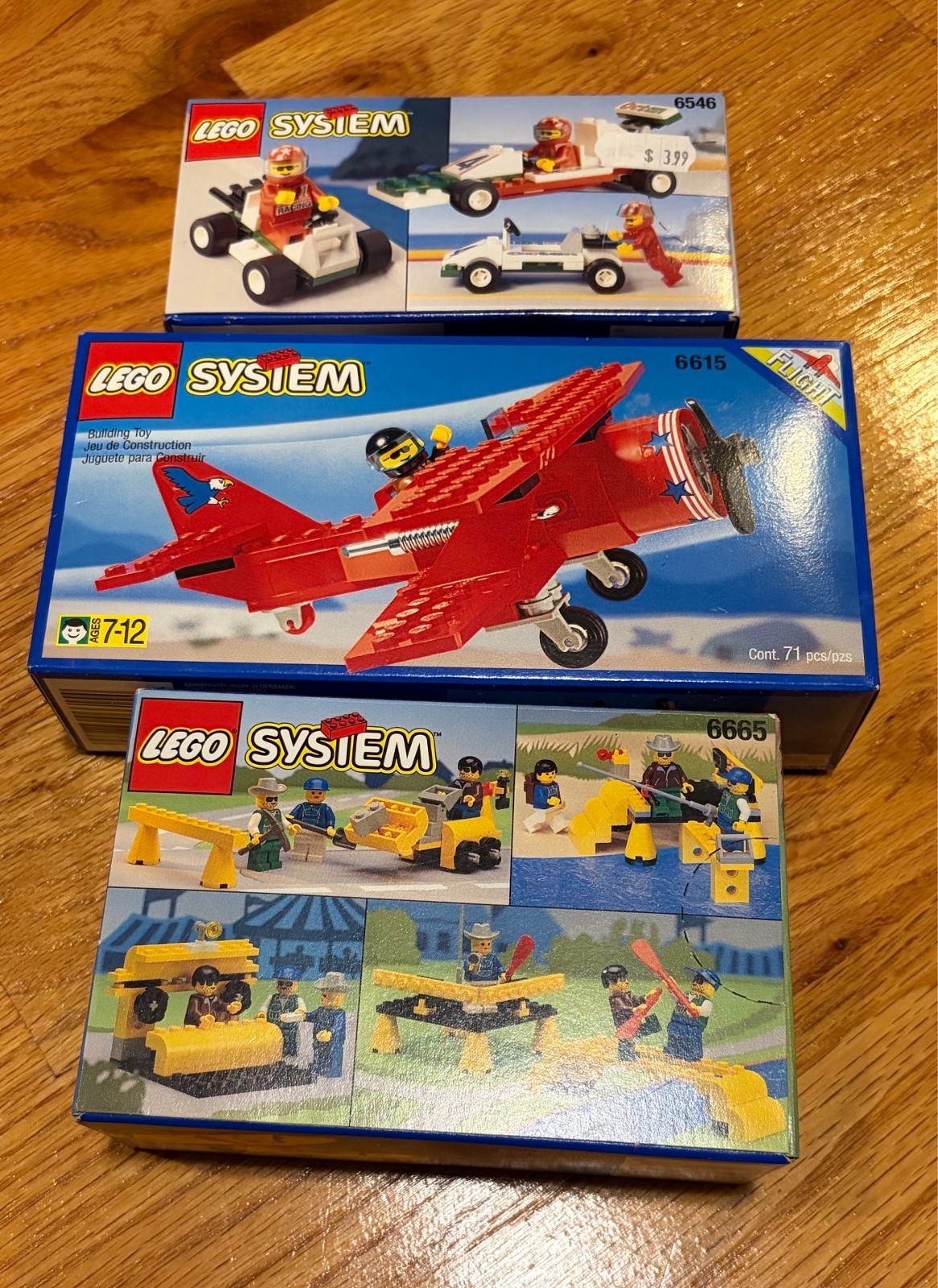 Vintage Lego 3 Sets Unopened 6615 6546 6665