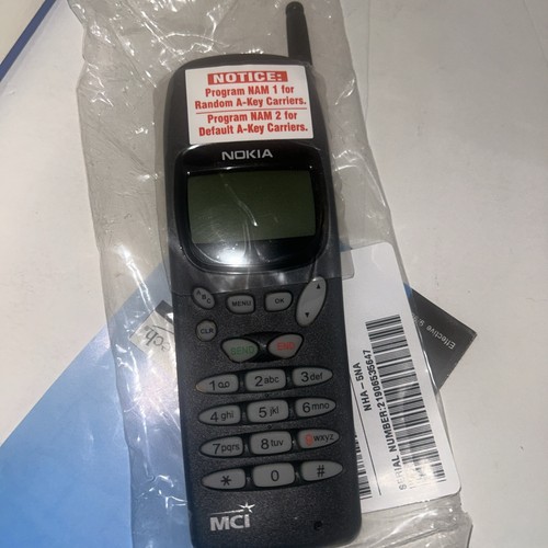 Vintage Nokia NHA-5NA Model 918+ Handys. Menge 2. Originalkarton Neu - Bild 5 von 6