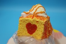 Heart Cream Cake Silicone Squishy - A02  Handmade, Soft Stress Relief Toy