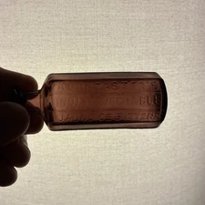 A. Lancaster's Indian Vegetable Jaundice Bitters Col. Sam Johnson 1852 Bottle