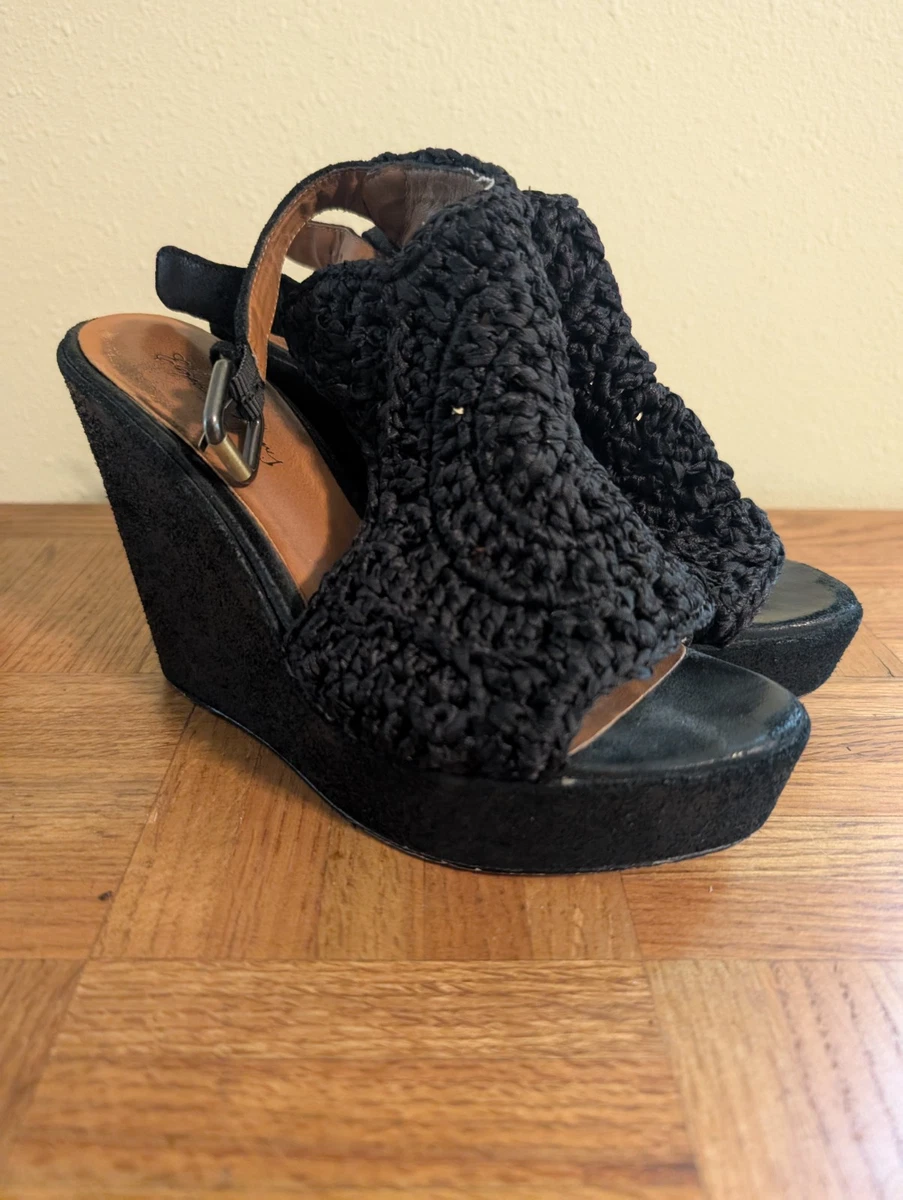 Elizabeth and James Leather Upper Black Boots for Women for sale