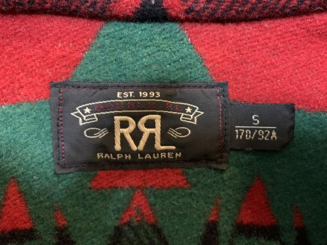 genuine  RRL Double RL Native pattern Hunting jac… - image 3