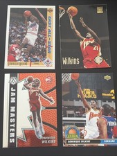 Dominique Wilkins - 4 Card Lot - Modern NBA Basketball HOF Hawks (4A)