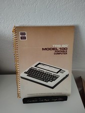 Radio Shack TRS-80 Model 100 Portable Computer Owners Manual 1983 Spiral Retro