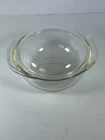 Vintage PYREX #022 Clear Glass 1 Quart Casserole Bowl With PYREX Lid 682-C