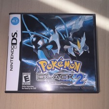 Nintendo DS Pok mon Black Version 2 Original Game Case Box Art  Inserts