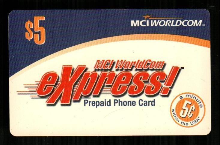 MCI WORLDCOM eXpress ( 1999 ) Phone Card ( EXPIRED )