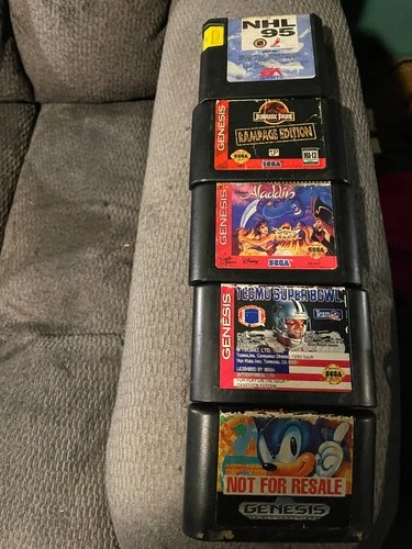 Vintage Lot Of Sega Genesis Games Lot Of 5 Games