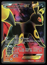 Umbreon EX 119/124 Full Art XY Fates Collide Pokémon Card small dent