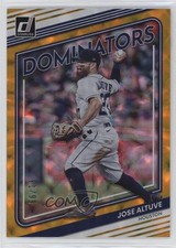 2022 Panini Donruss Dominators Gold 91/99 Jose Altuve #D-7 uk2