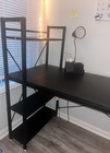 Black 4 Tiered Office Desk Computer Desk Home Office Desk Study Writing Desk — photo 2