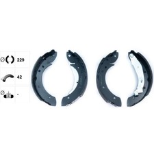 TEXTAR Bremsbackensatz Bremsbacken hinten für Renault Espace III JE0_ Peugeot