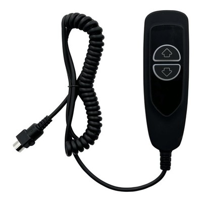 2 Button 5 Pin Remote Hand Control with USB A C Ports and Backlight for Lift ...