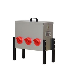 YES4PETS Large Galvanized Chicken Feeder 13KG 29LB Poultry Trough with Legs and 