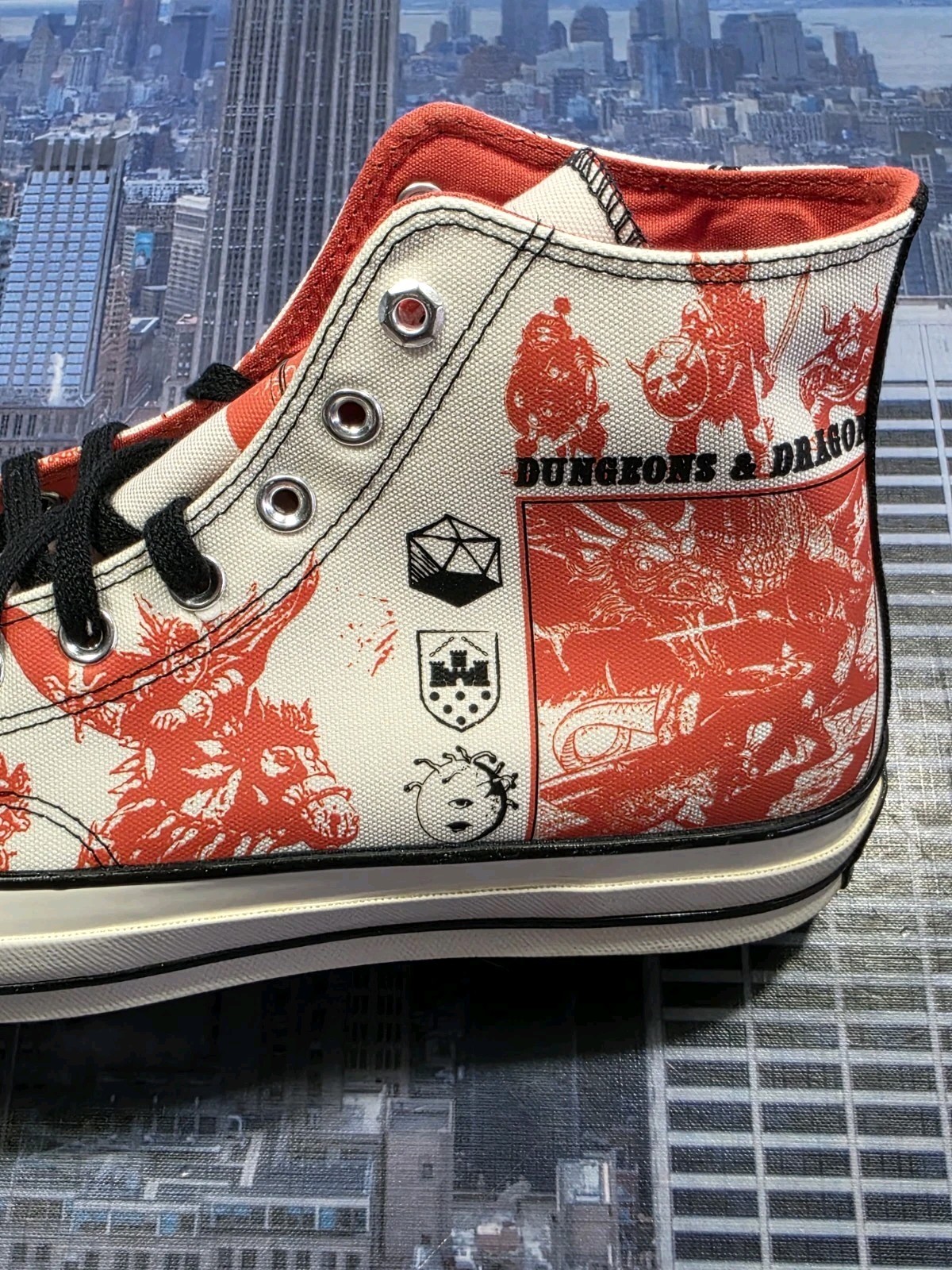 Converse x Dungeons & Dragons Chuck 70 High Top Egret Mens Size 10.5 A09883c New thumbnail 8