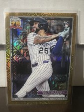 2026 Topps Series 1 Warming Bernabel 1991 Silver Pack Mojo Gold /50 RC Rockies