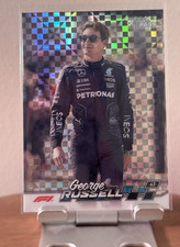 Topps 2024 Paddock Pass F1 George Russell #5 Checkerboard Mercedes-AMG