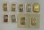 Lot of 9 -- 5-gram .999 Silver Bullion Lion Bar - Scottsdale Mint - Sealed