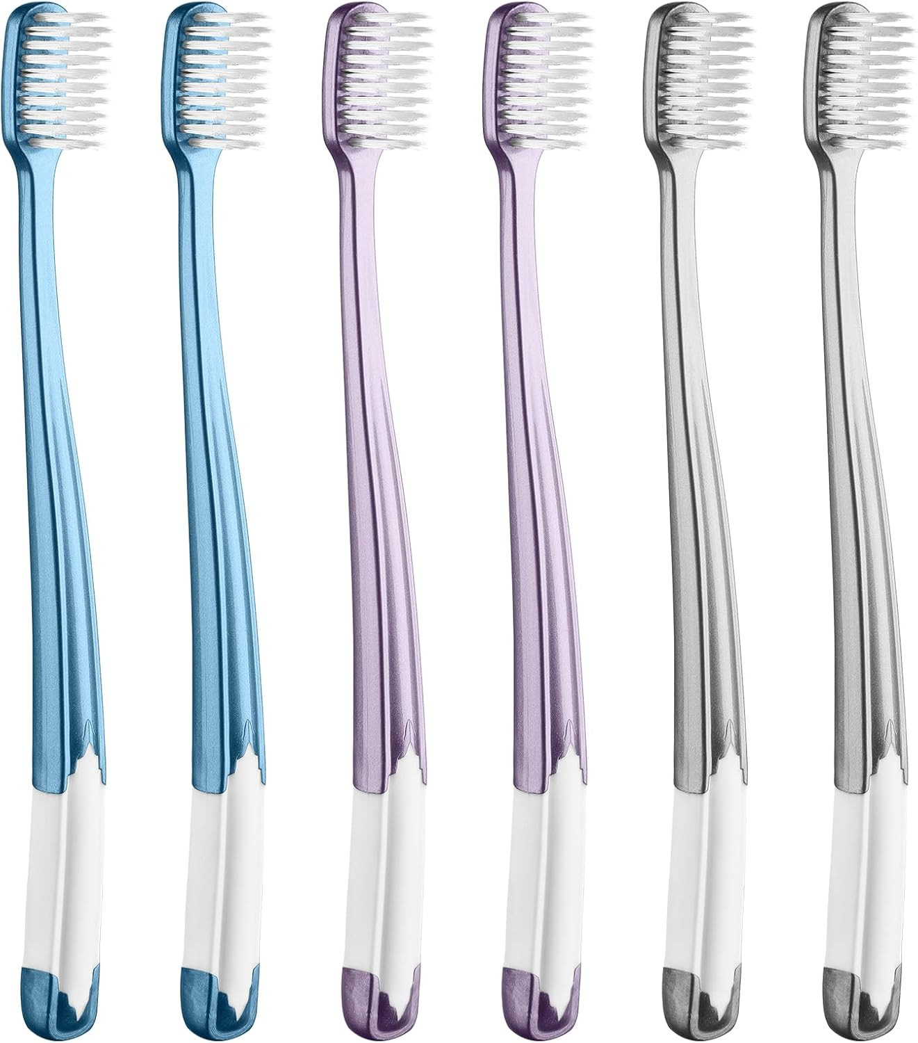 For Adults, Manual Soft Bristle Flossing Toothbrush With Cov