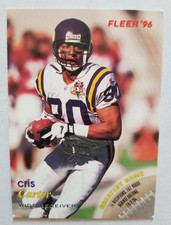 1996 Fleer Shell FACT Cris Carter #18 HOF