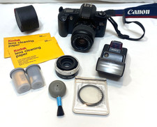 Canon EOS Rebel G 35mm SLR Film Camera with 35-80mm lens Battery Tested