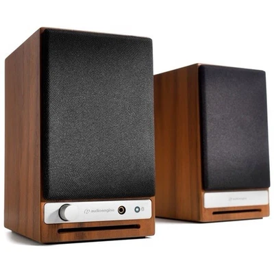 Audioengine HD3 Premium Bluetooth Computer Speakers for Desktop PC - 60W Walnut