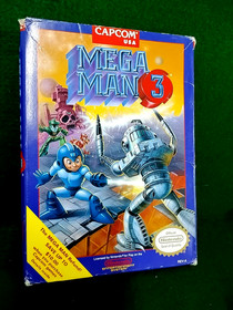 MEGA MAN 3 in BOX Nintendo NES, 2000 RARE! 🔥