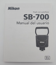 Nikon SB-700 Spanish Speedlight Camera Flash User's Manual Manual del usario