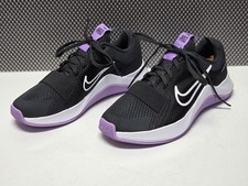 Nike MC Trainer 2 DM0824-005 Black White Purple Sz 5 Barely Worn EUC 