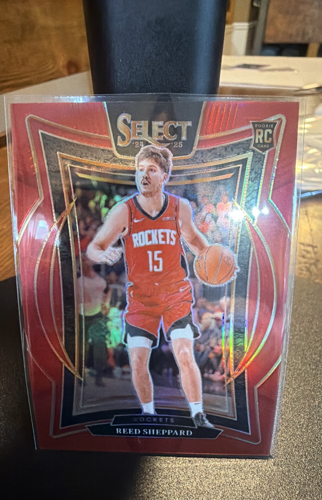 2024-25 Panini Select - Concourse Reed Sheppard #68 Red Prizm /199 (RC)
