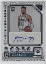 2023-24 Panini Donruss Optic Signature Series Amari Bailey #SS-ABA Auto 17jf
