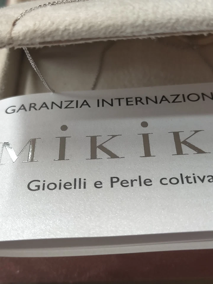 Girocollo con pendente in Zaffiro E Diamanti  - Immagine 3 di 4